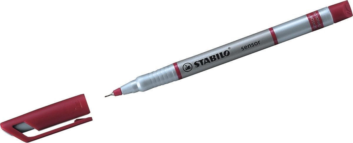 STABILO Tintenfeinschreiber Fineliner sensor 189 F rot