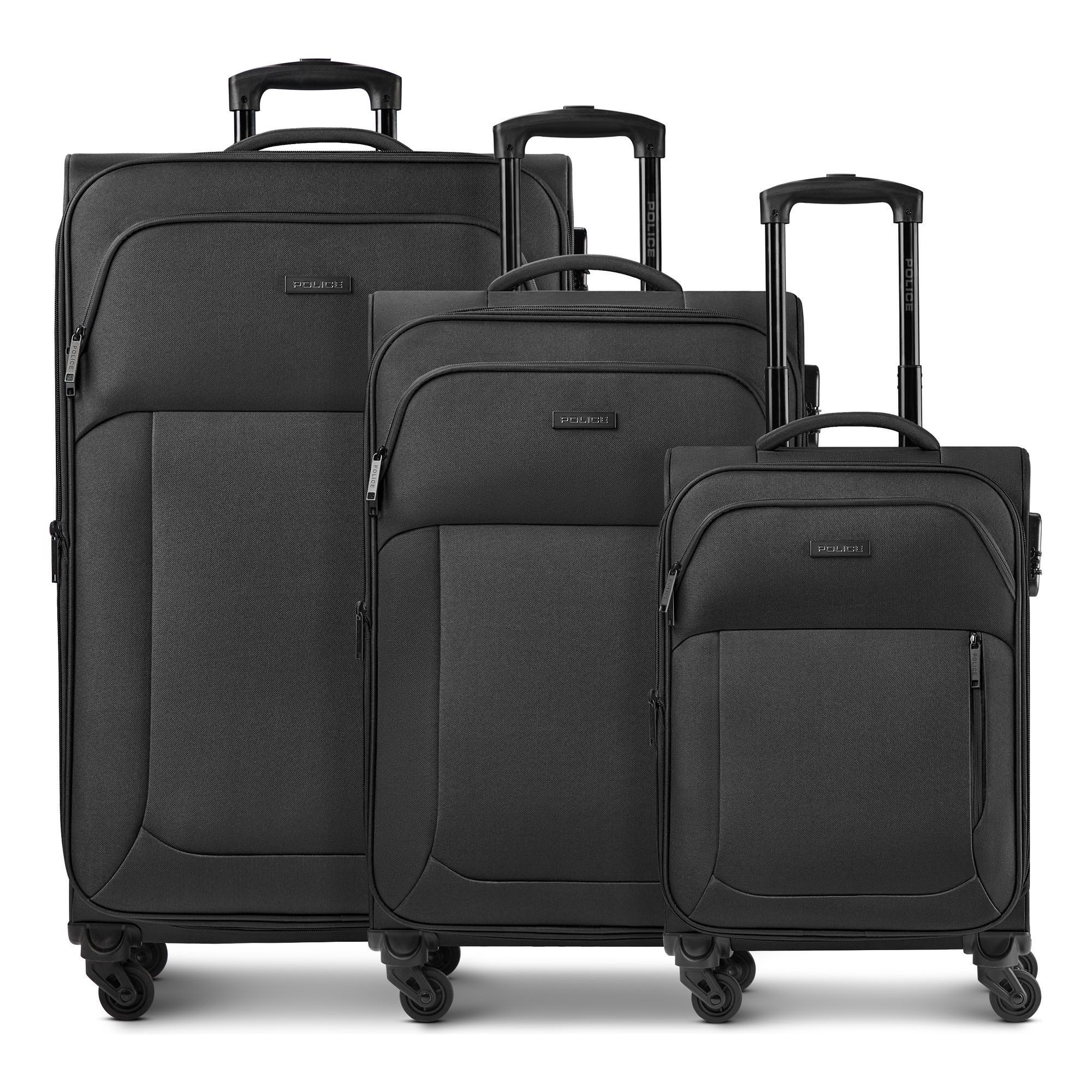 Police Trolleyset San Francisco, 4 Rollen, (3-teilig, 3 tlg), Polyester