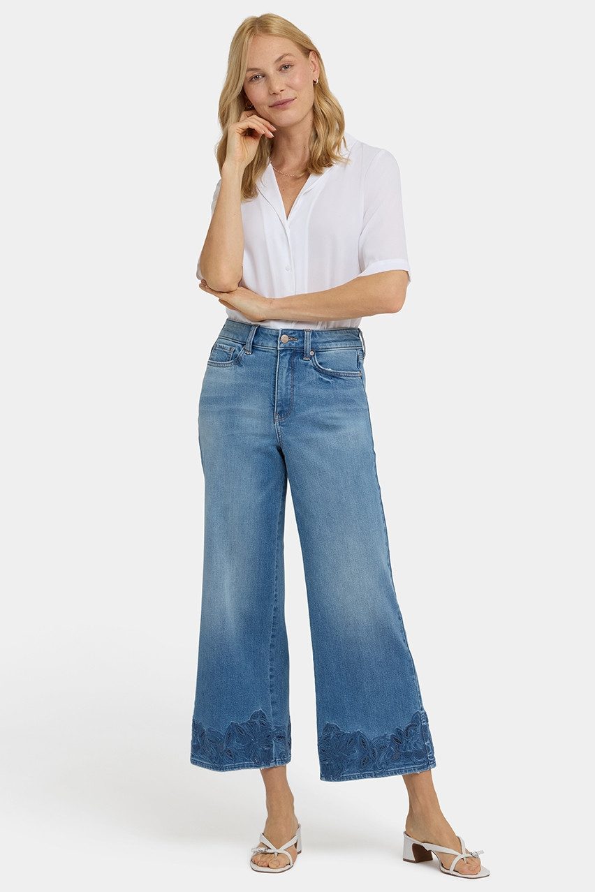 NYDJ Weite Jeans Teresa Wide Leg Ankle Jeans