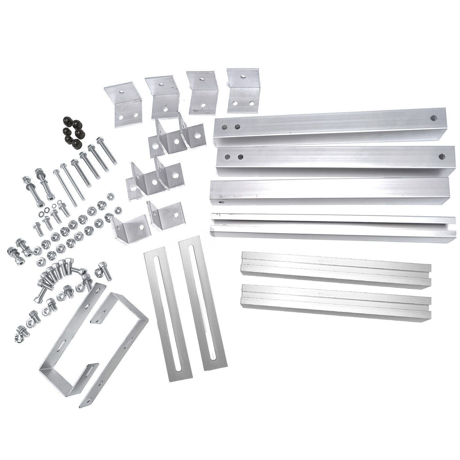 Solarmodul-Halterung Verstellbar Aluminium Balkon Montage Set