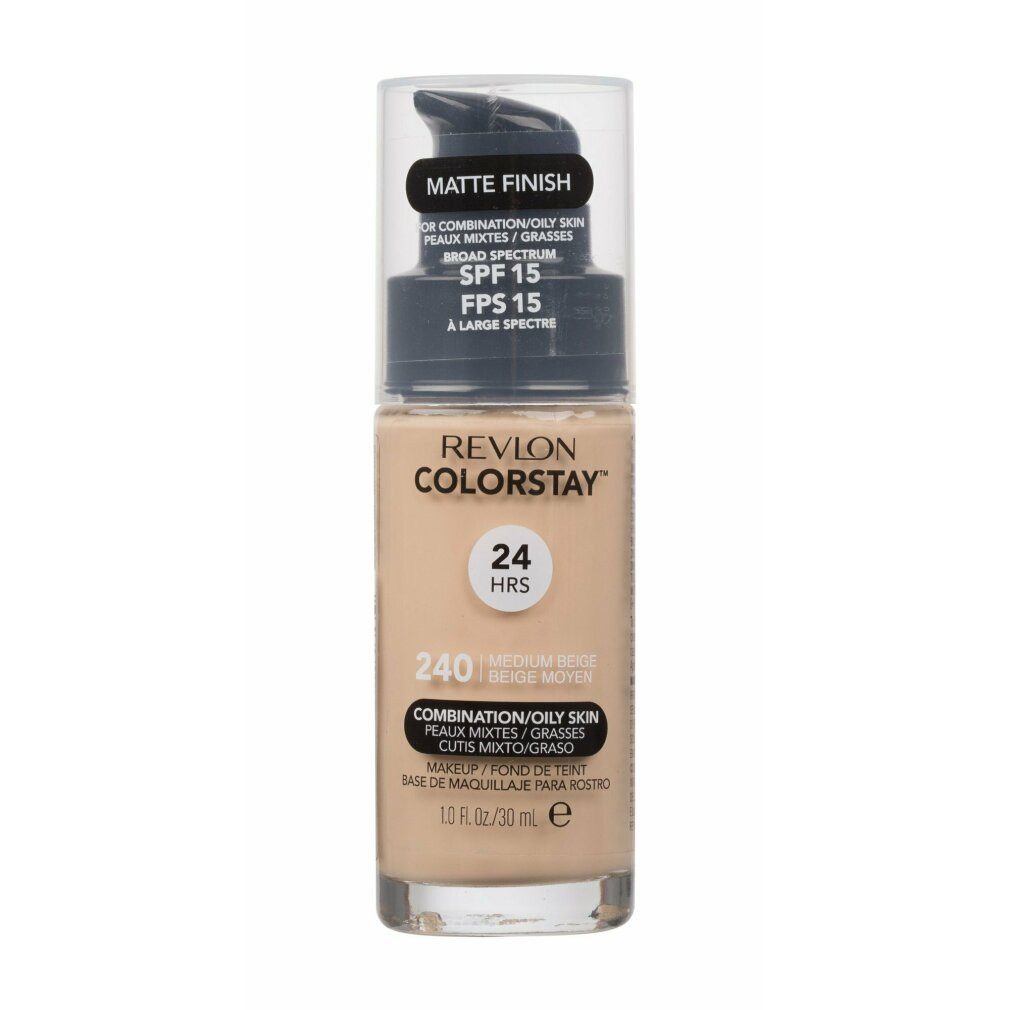 Revlon Foundation colorstay With Pump Makeup Combination oily Haut 240 Medium Beige 30ml