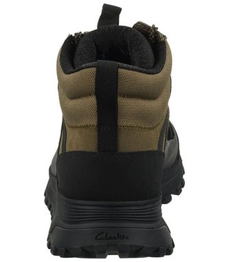 Clarks Stiefelette Leder/Textil Schnürstiefelette