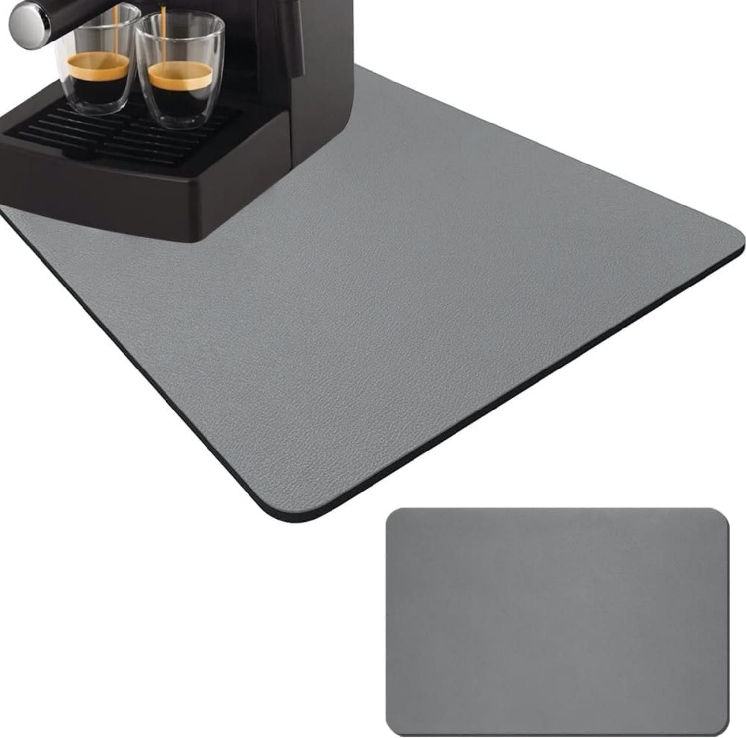 Abtropfmatte Saugfähige Kaffeemaschine Unterlage Barmatte für Spüle Küche Bar