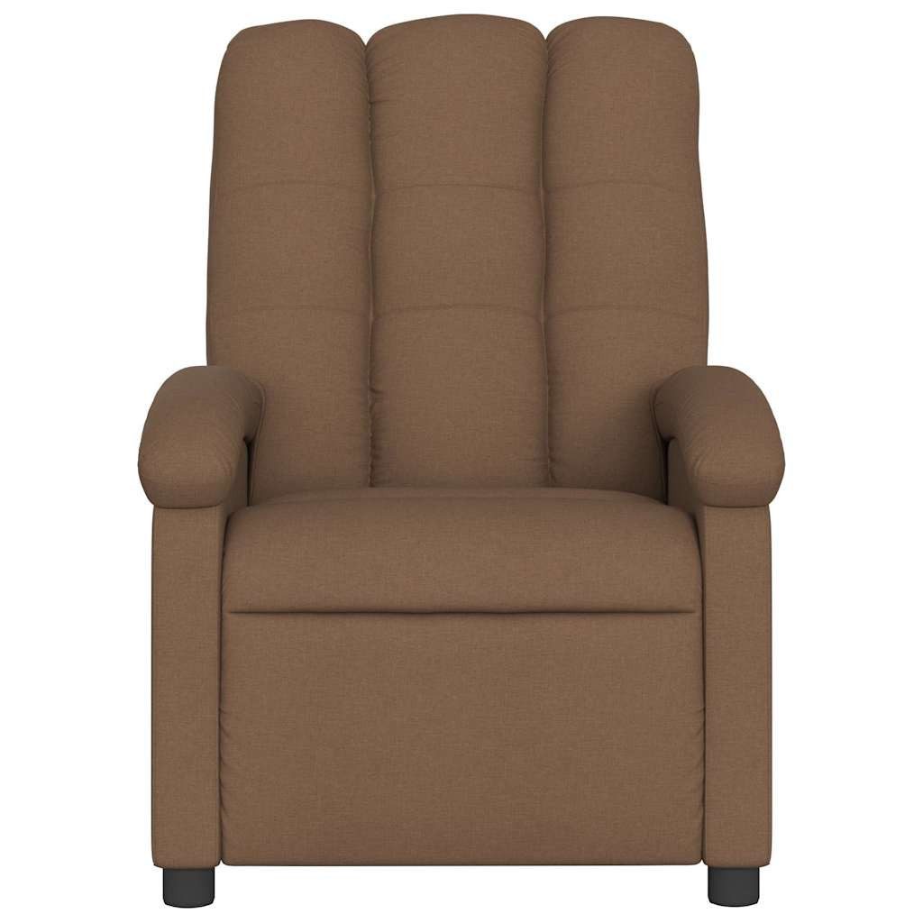 vidaXL Sessel Relaxsessel Braun Stoff (1-St)