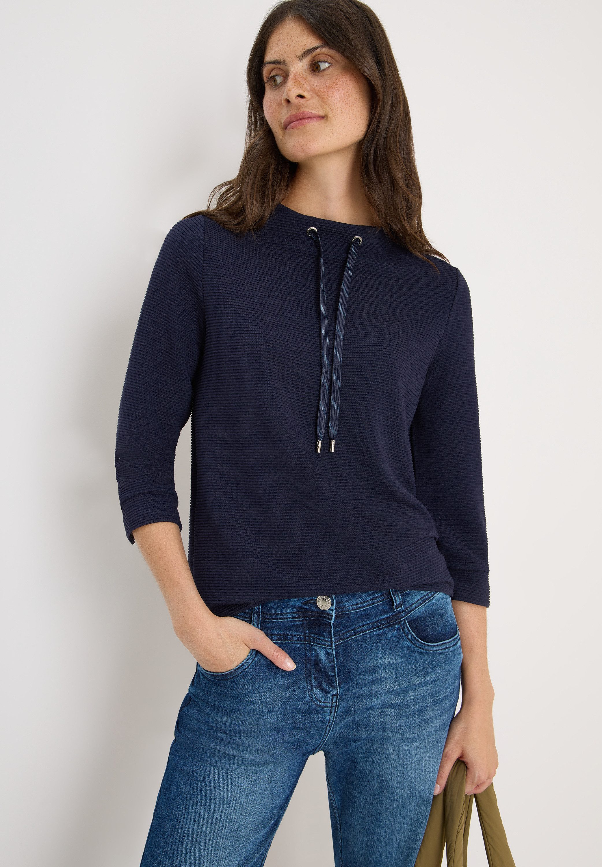 CECIL Sweatshirt mit 3/4-Ärmeln günstig online kaufen
