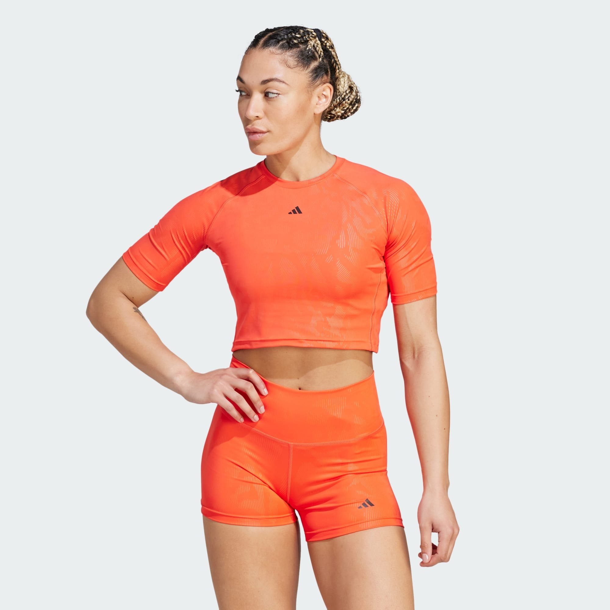adidas Performance Crop-Top POWER CROPPED T-SHIRT