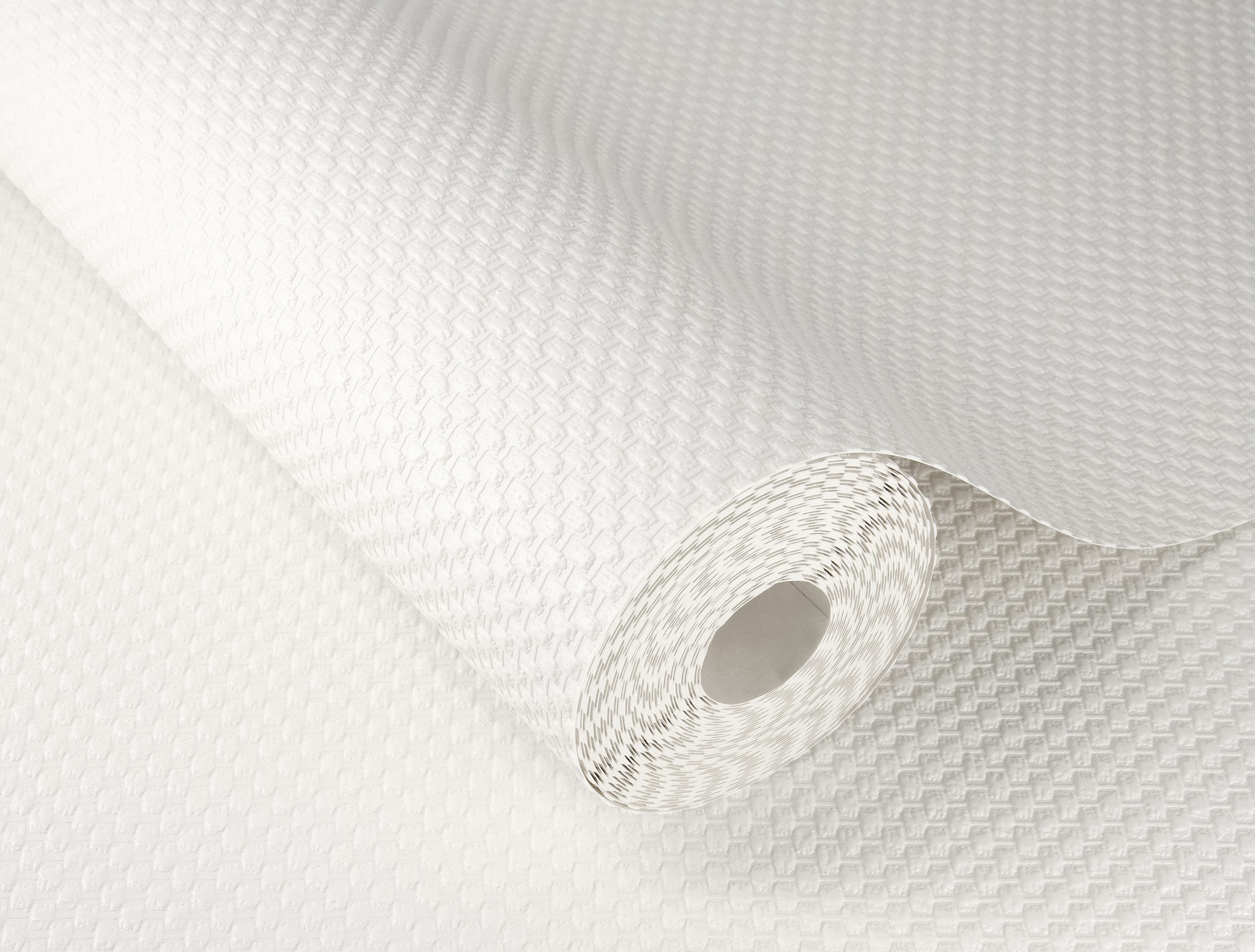 Rasch Papiertapete mit 3D Wabenstruktur - Überstreichbar, strukturiert, einfarbig, uni, Strukturmuster, (1 Rolle, 1 St), Strukturtapete