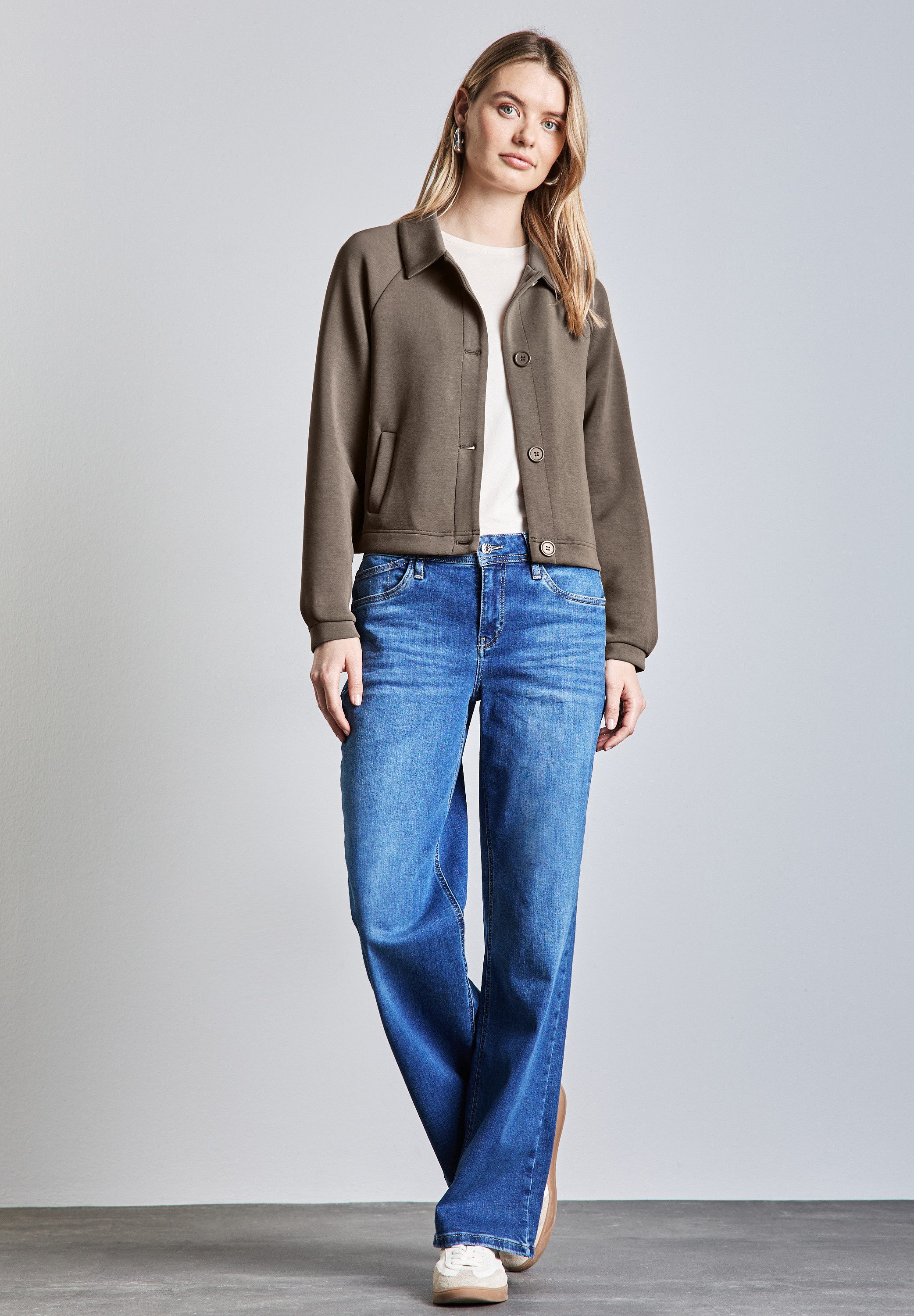 STREET ONE Cardigan im kurzen Schnitt