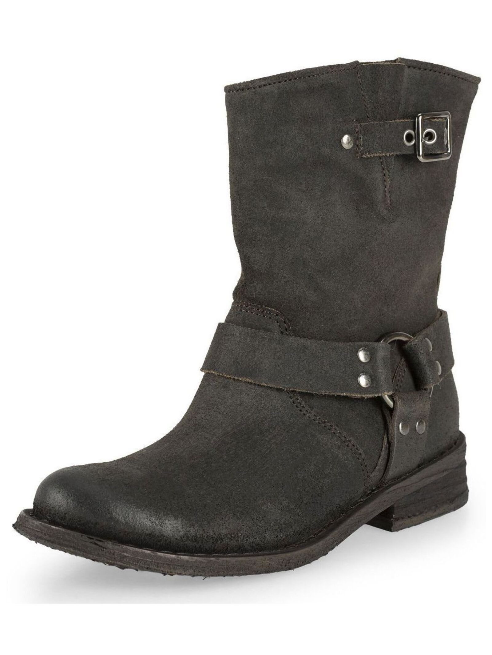 Felmini Stiefelette Veloursleder Stiefelette günstig online kaufen