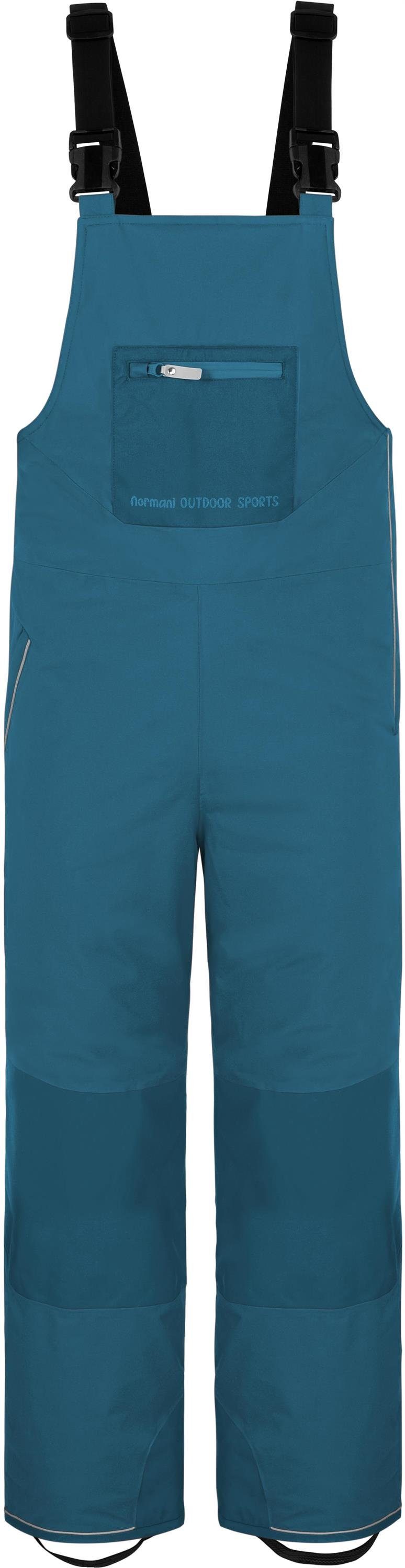 normani Schneehose Kinder Winter Latzhose Paulatuk Wasserdichte Winterhose Thermohose gefütterte Skihose