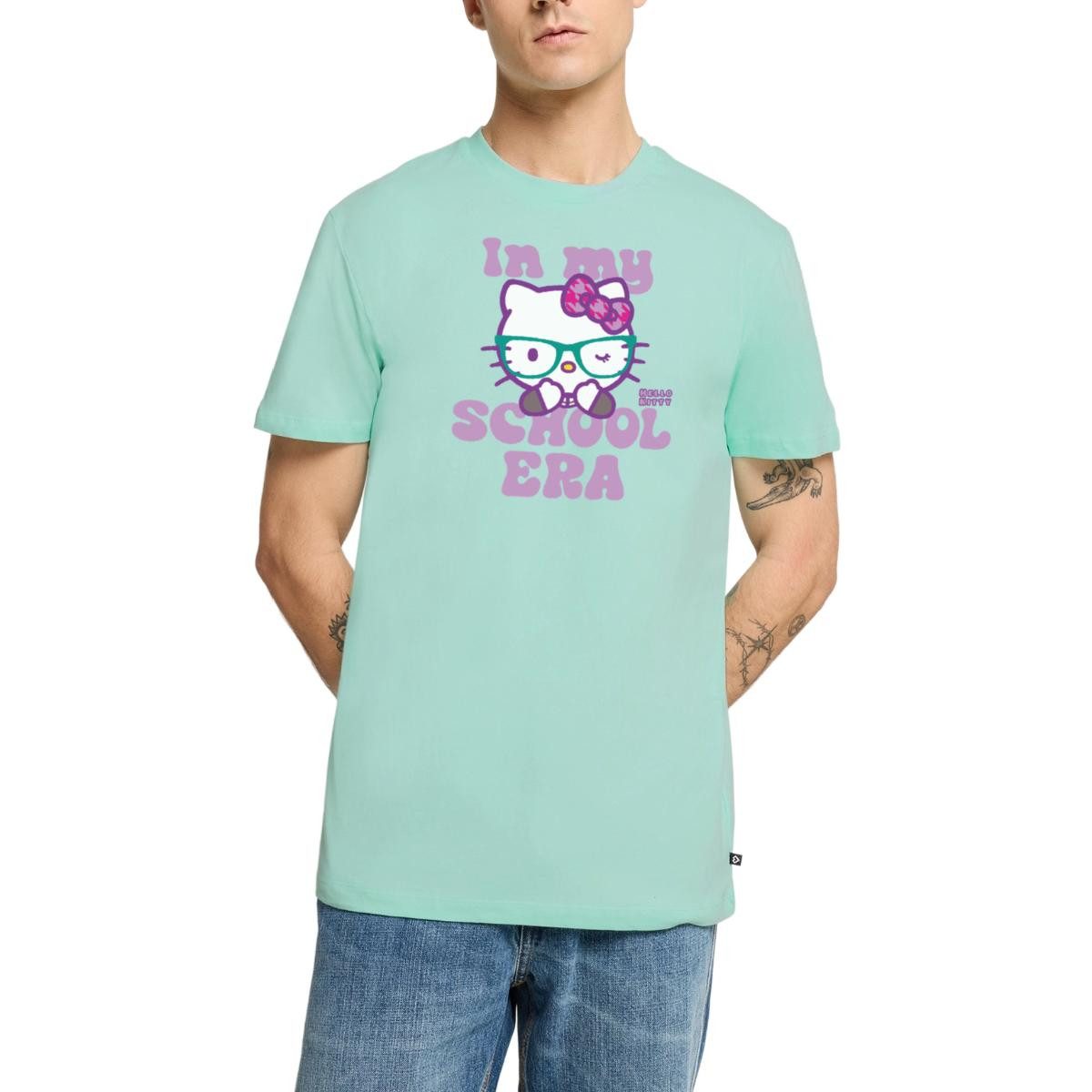 Spreadshirt T-Shirt Hello Kitty Schulkind In My School Era Männer Premium T-Shirt (1-tlg)
