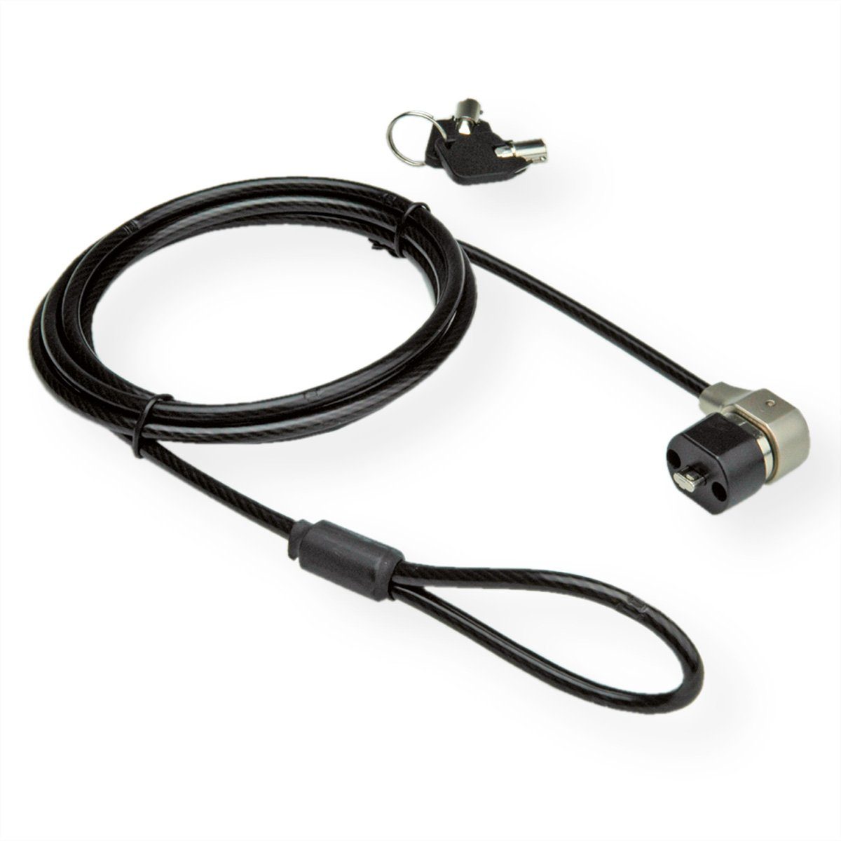 VALUE Notebook-Sicherung mit Schlüssel Notebook-Adapter, 190.0 cm