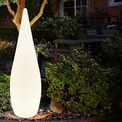 etc-shop LED Gartenleuchte, Leuchtmittel nicht inklusive, Stehleuchte Außen Gartenlampe Standleuchte Terrassenlampe mit Erdspitz