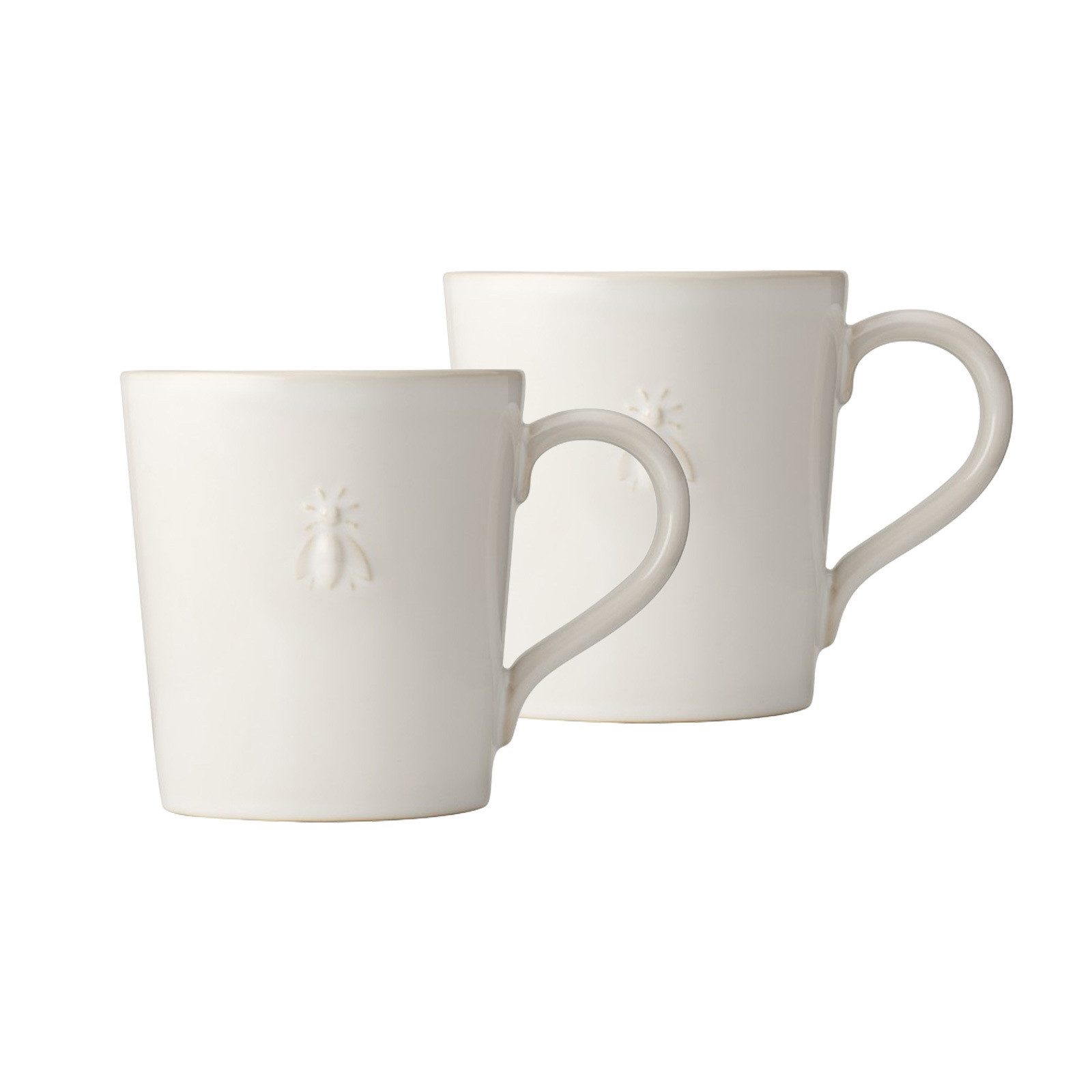 La Rochere Becher Biene Henkelbecher 520 ml 2er Set, 2-tlg., Keramik