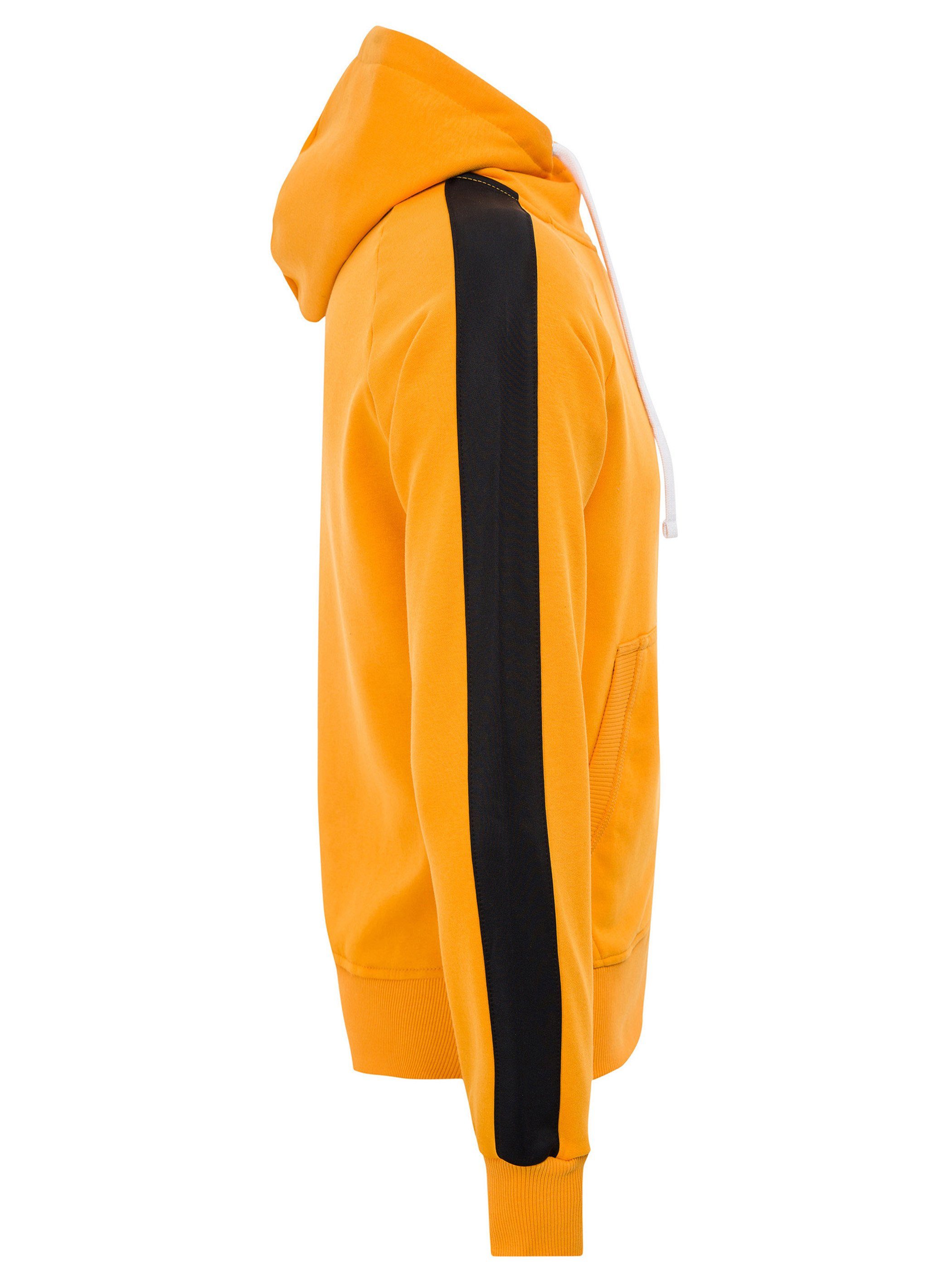 Pittman Kapuzensweatjacke Retro Zipper Hoodie Stripe (1-tlg)