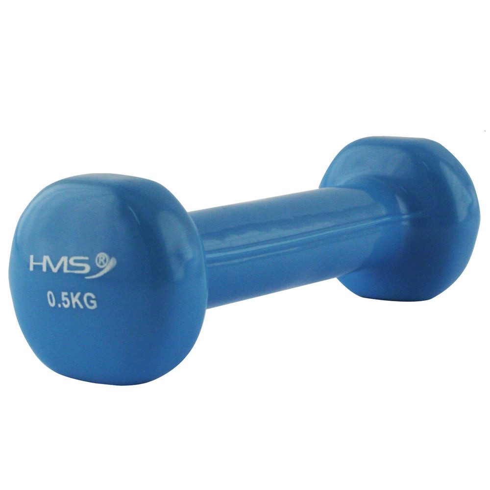 HMS Kurzhantel Fitnesshantel 0,5 kg Kurzhantel, (Set, Vinylbeschichtung), Platzsparend, leicht transportierbar und perfekt für Home-Workouts