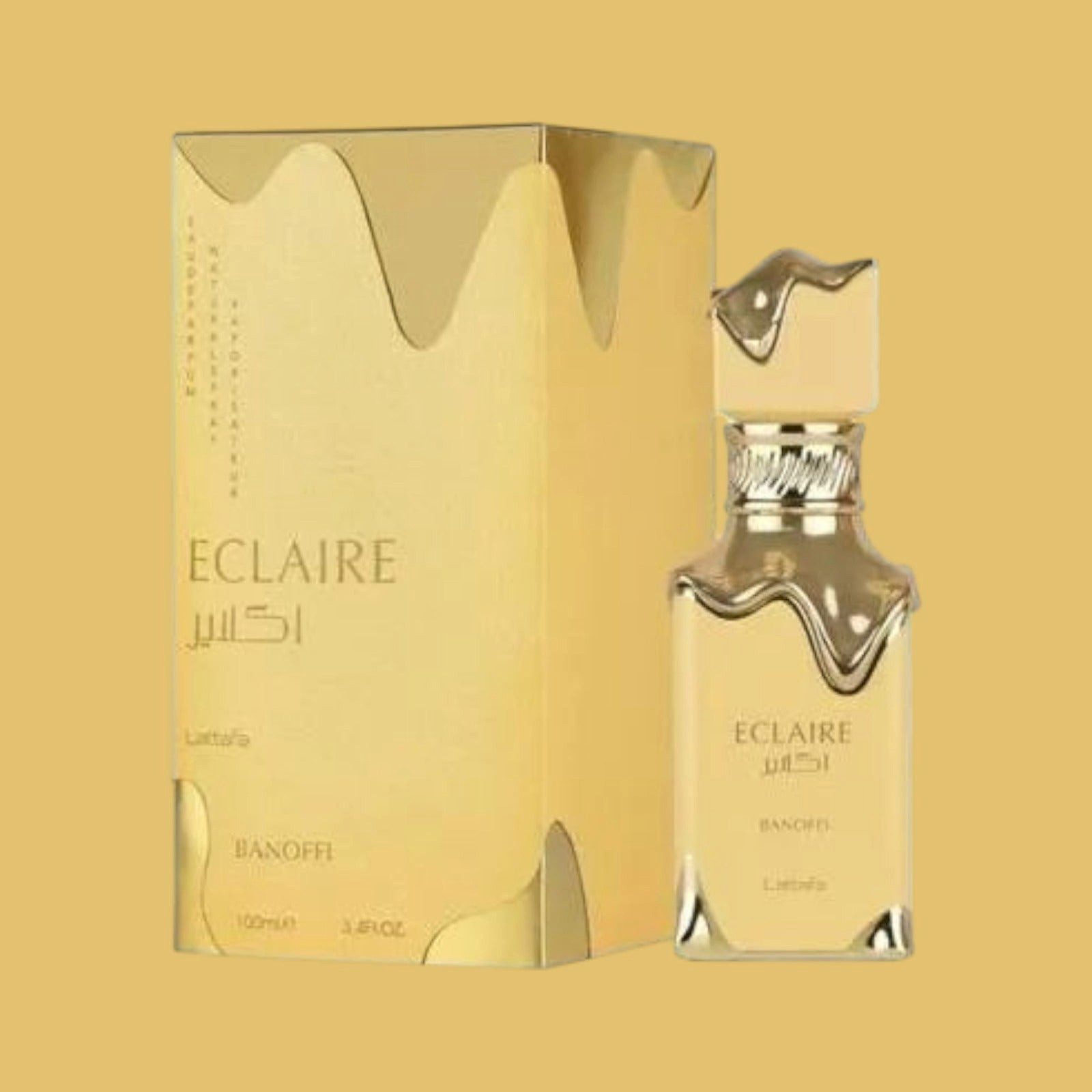 Lattafa Duft-Set Eclaire Banoffi EDP Gourmand · Süß + Parfümzerstäuber (leer)