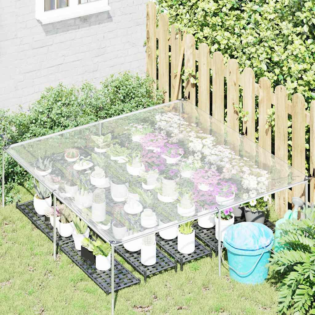 vidaXL Schutzplane Transparente Plane mit Ösen 2x2 m Polyethylen (1-St) günstig online kaufen