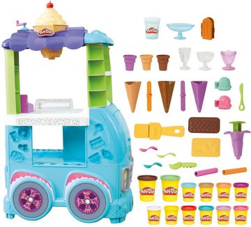 Hasbro Knete Play-Doh Großer Eiswagen, Höhe ca. 95 cm, mit Musik und Soundeffekten
