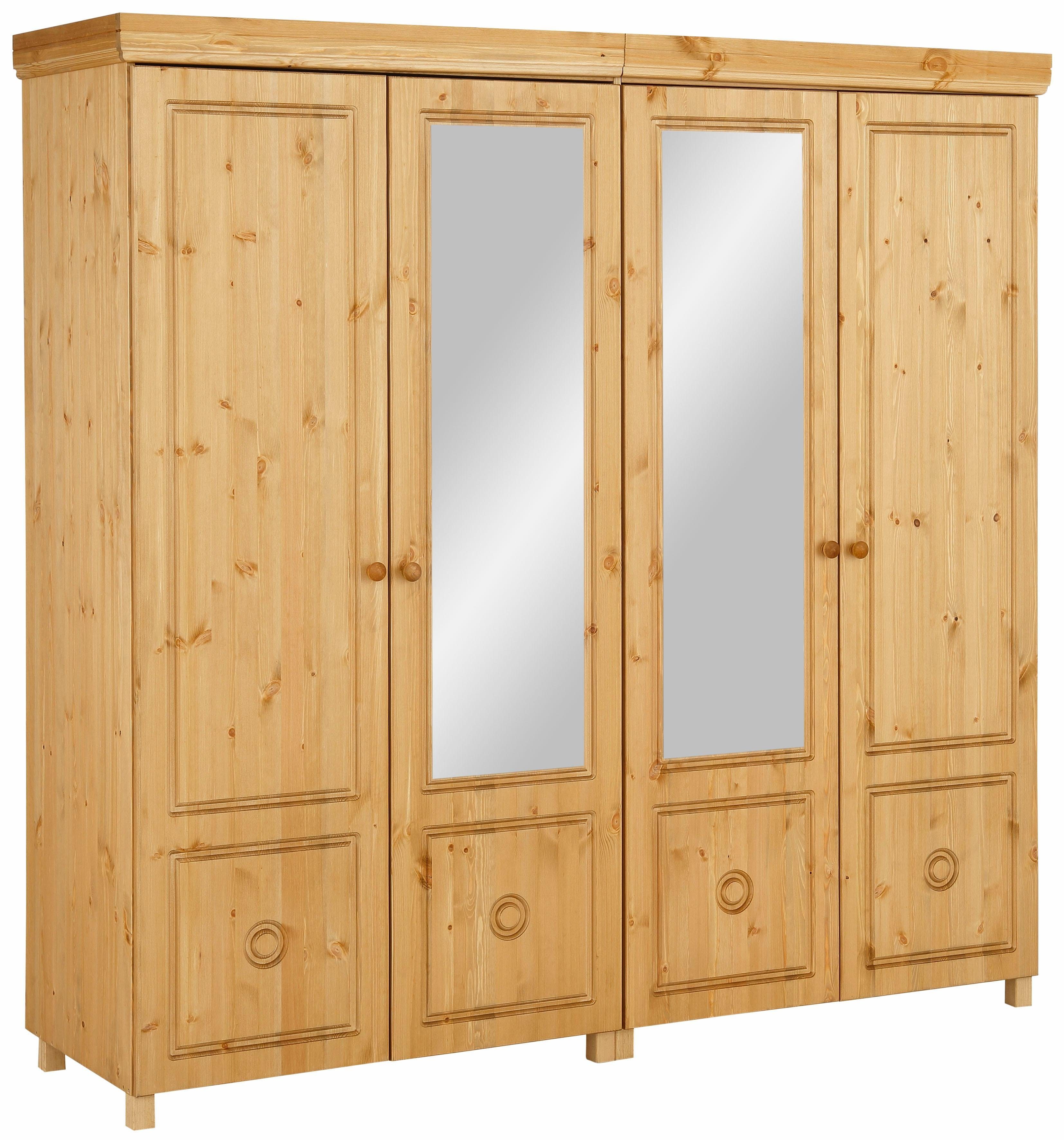 Home affaire Drehtürenschrank «Pauline», als 2-, 3-, 4-, 5- oder 6-türig, teilweise mit Spiegel - Home affaire