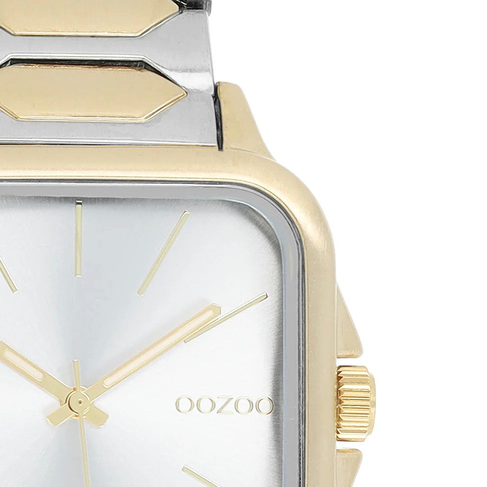 OOZOO Quarzuhr C11603 Armbanduhr – Bicolor – Mattgoldenes Gehäuse – 36 mm, günstig online kaufen