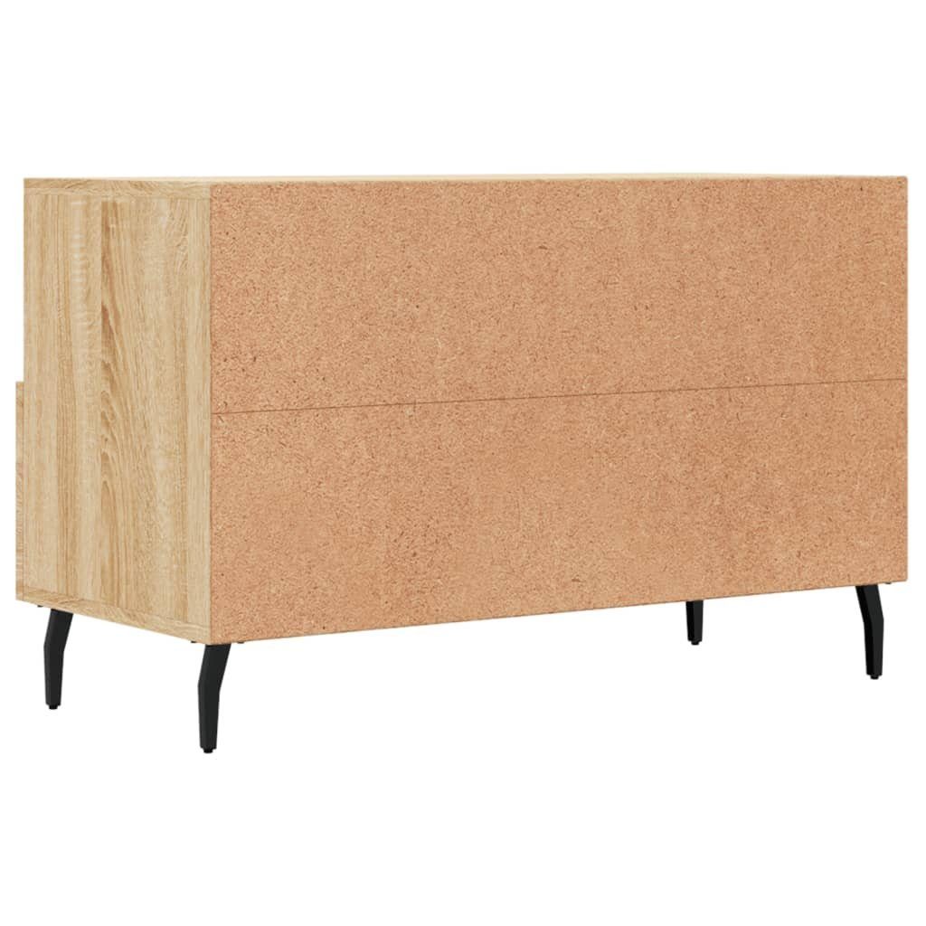 TV-Schrank Holzwerkstoff Eiche 80x36x50 Sonoma Sonoma-Eiche (1-St) vidaXL cm TV-Schrank