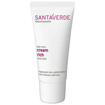 SANTAVERDE GmbH Gesichtspflege cream rich ohne Duft, 30 ml
