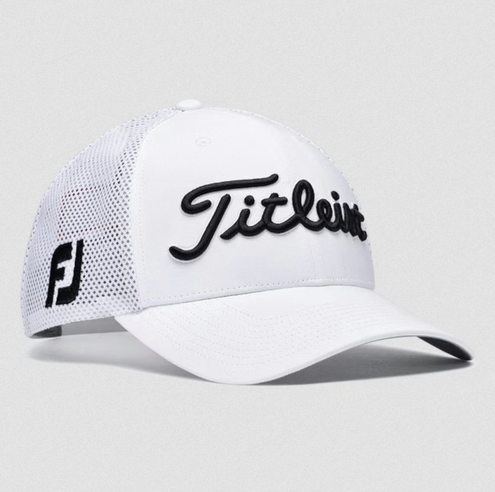 Titleist Baseball Cap Titleist Cap Tour Sports Mesh Weiß-Schwarz M/L