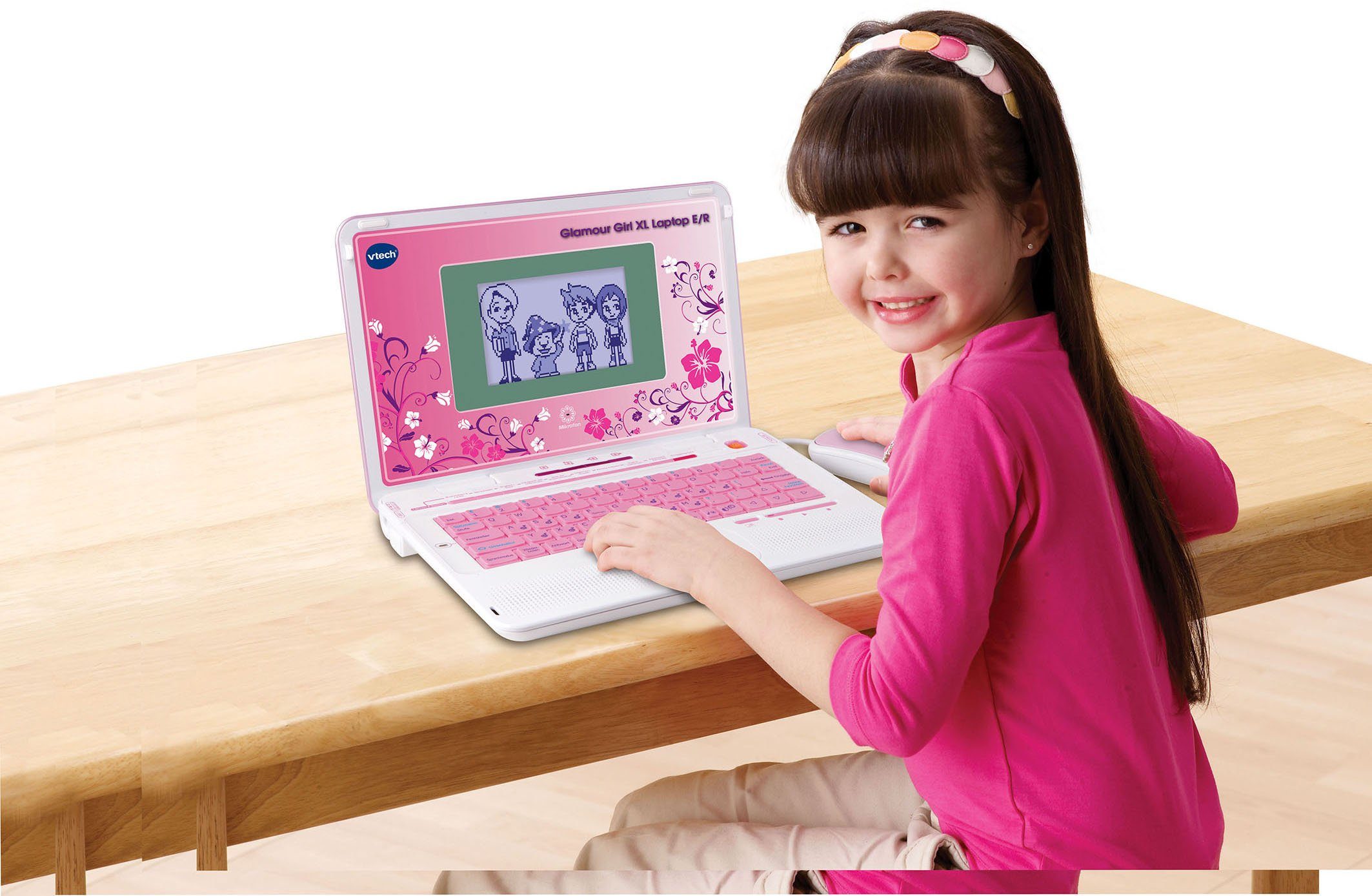 Kindercomputer Go, & Vtech® School rosa XL E/R Power
