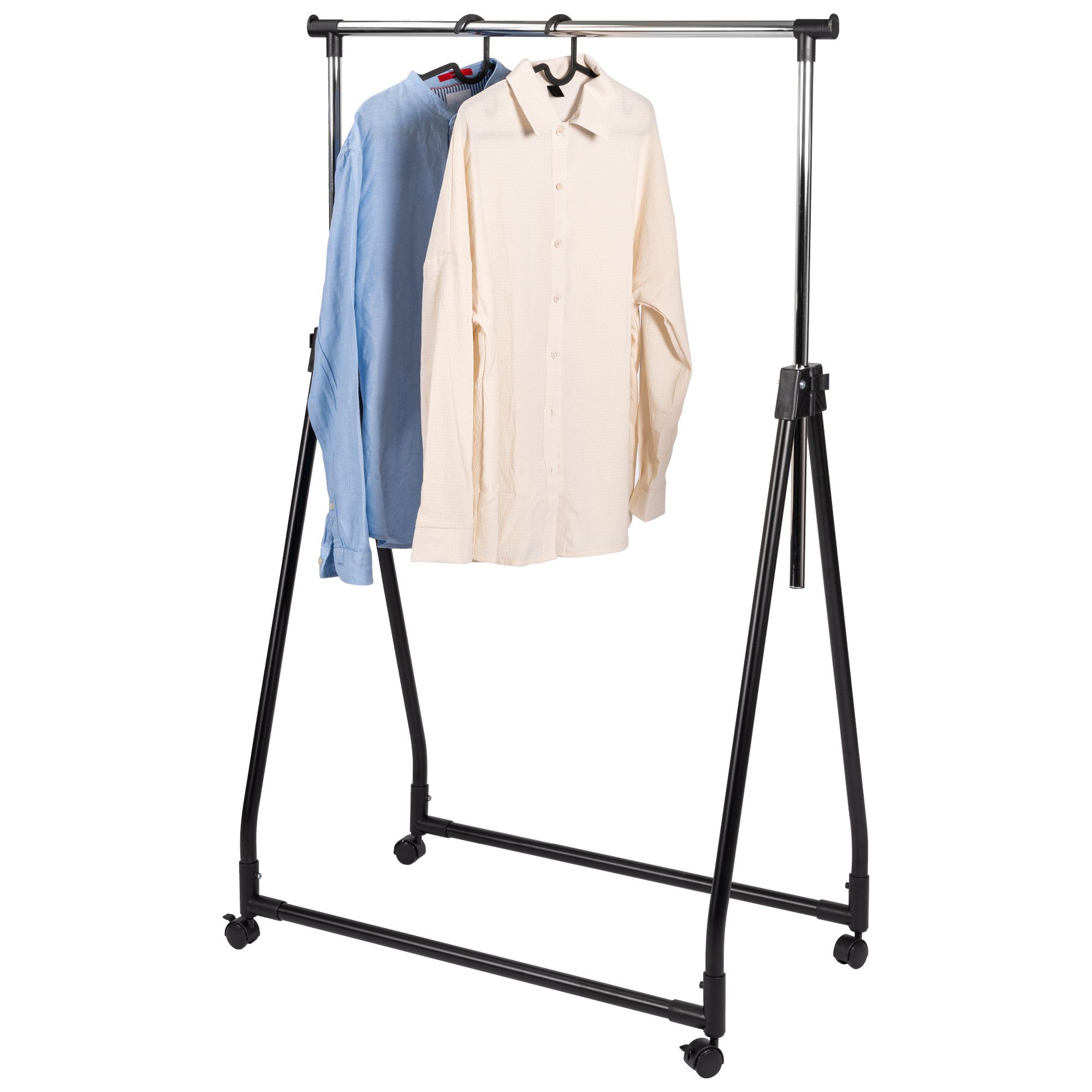 bremermann Kleiderständer Kleiderstange klappbar, Garderobenständer, rollba günstig online kaufen