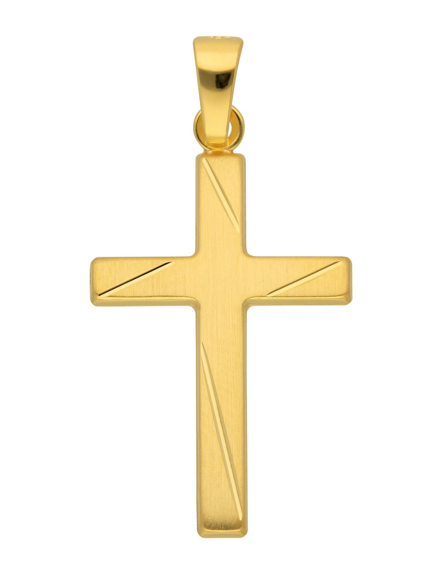 Adelia´s Kettenanhänger 333 & Anhänger, Herren für Damen Goldschmuck Gold Kreuz