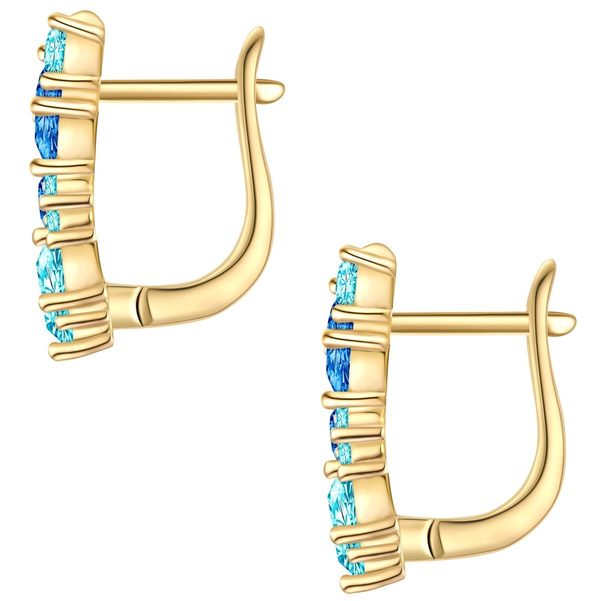 Rafaela Donata Paar Creolen gelbgold, mit Zirkonia günstig online kaufen