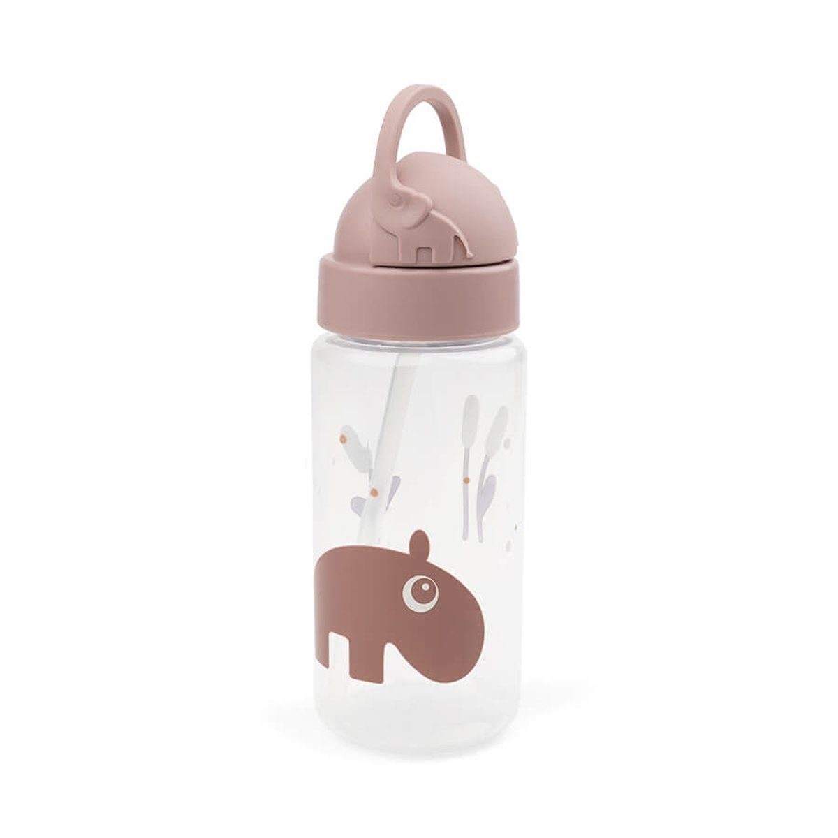 Trinkflasche Trinkflasche Ozzo Powder 350ml Strohhalm Klappdeckel Kinder