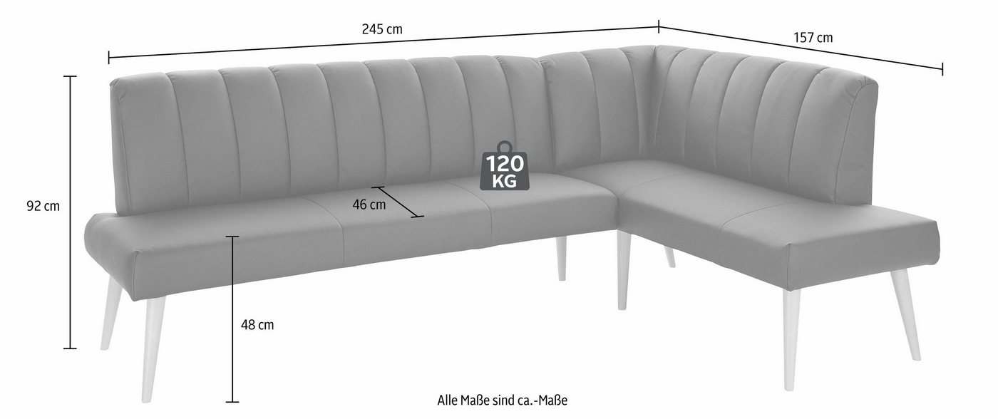exxpo - sofa fashion Eckbank »Costa«, Frei im Raum stellbar-HomeTrends