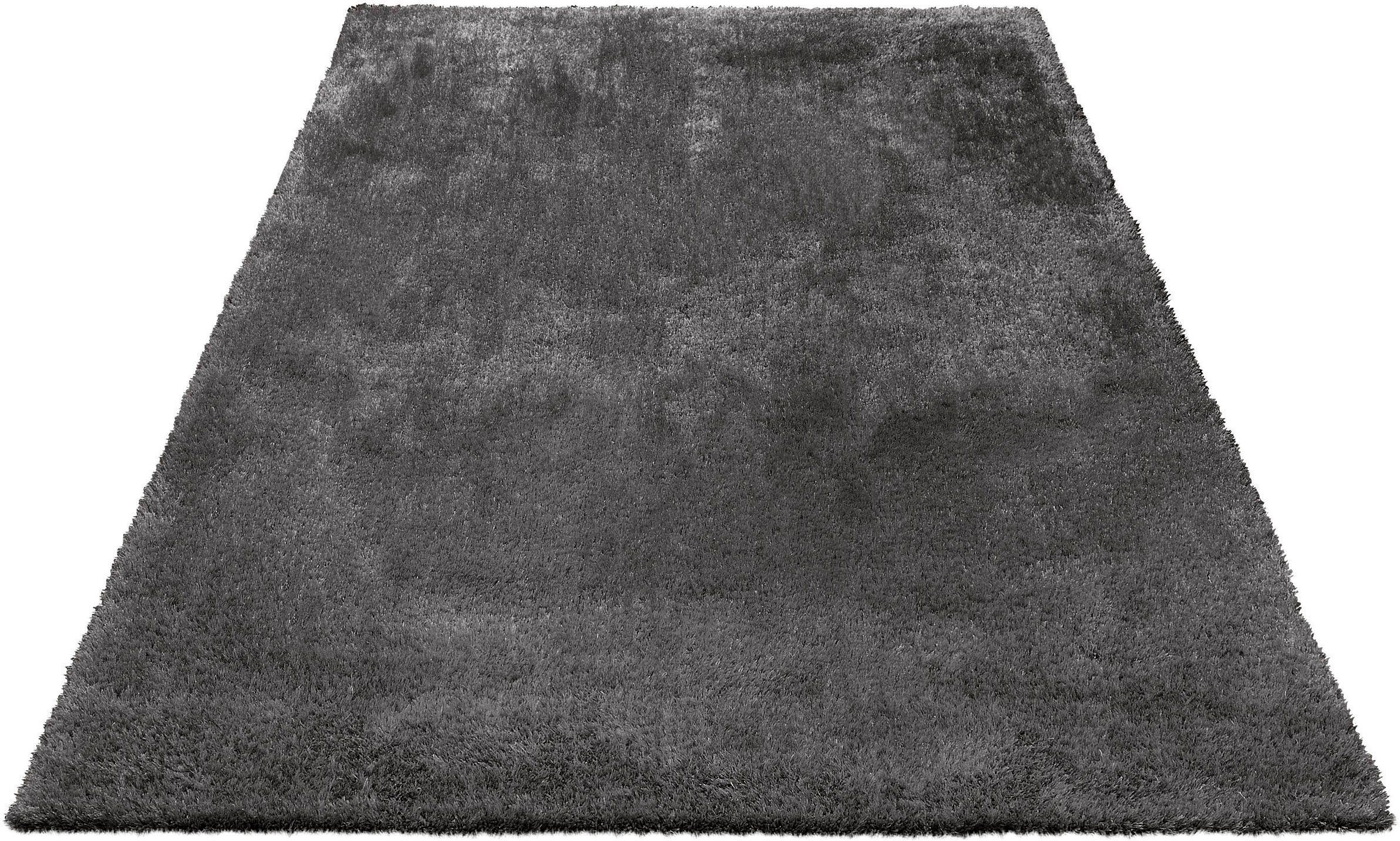 Bruno Banani Teppich Dana Teppich, besonders weich und kuschelig, Kundenliebling, rechteckig, Höhe: 30 mm, uni, Mikrofaser Teppiche, Wohnzimmer, Schlafzimmer, Esszimmer