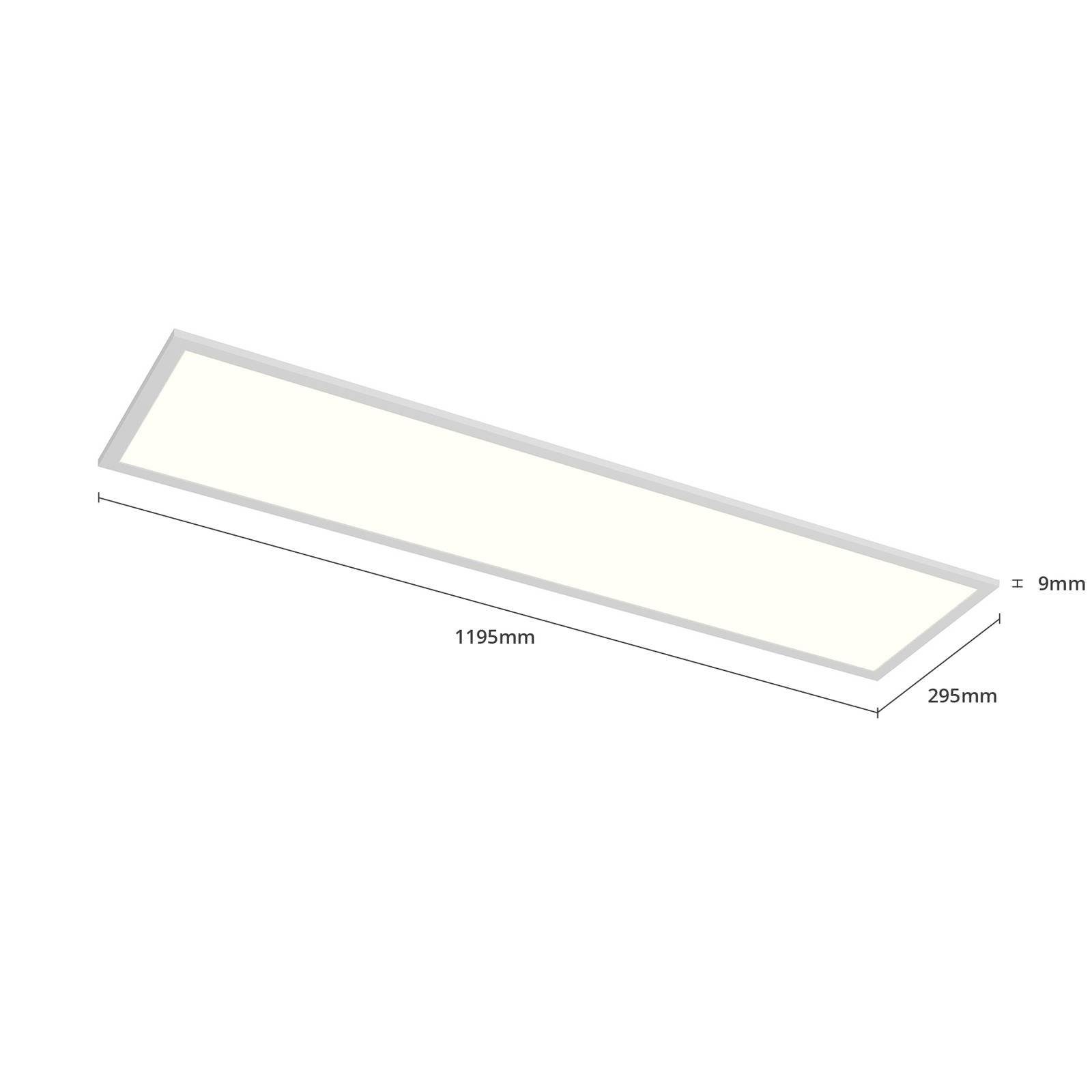 (RAL Nesley, Leuchtmittel 9016), Arcchio verbaut, Panel inkl. universalweiß, Kunststoff, 1 weiß LED-Leuchtmittel Aluminium, flammig, fest LED