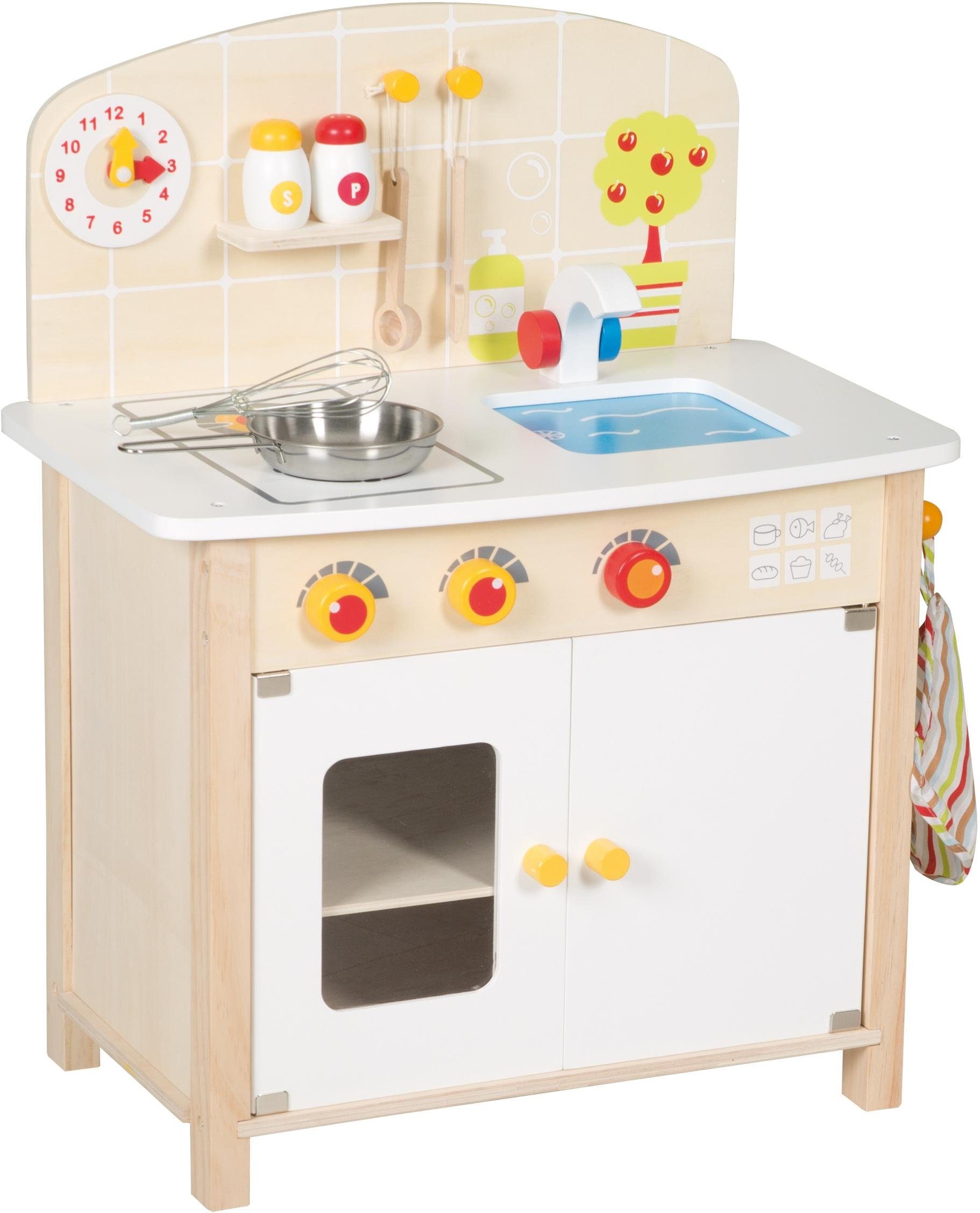 Image of roba® Spielküche »Weiß/Grau« Holz, mit Zubehör