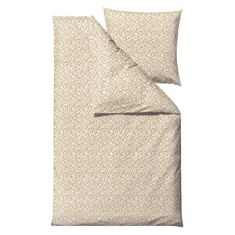 Södahl Bettwäsche Bellis, Bio-Baumwolle Renforcé, 2 teilig, 135x200cm, Gänseblümchen, Bio-Baumwolle Renforcé, Straw Rosé