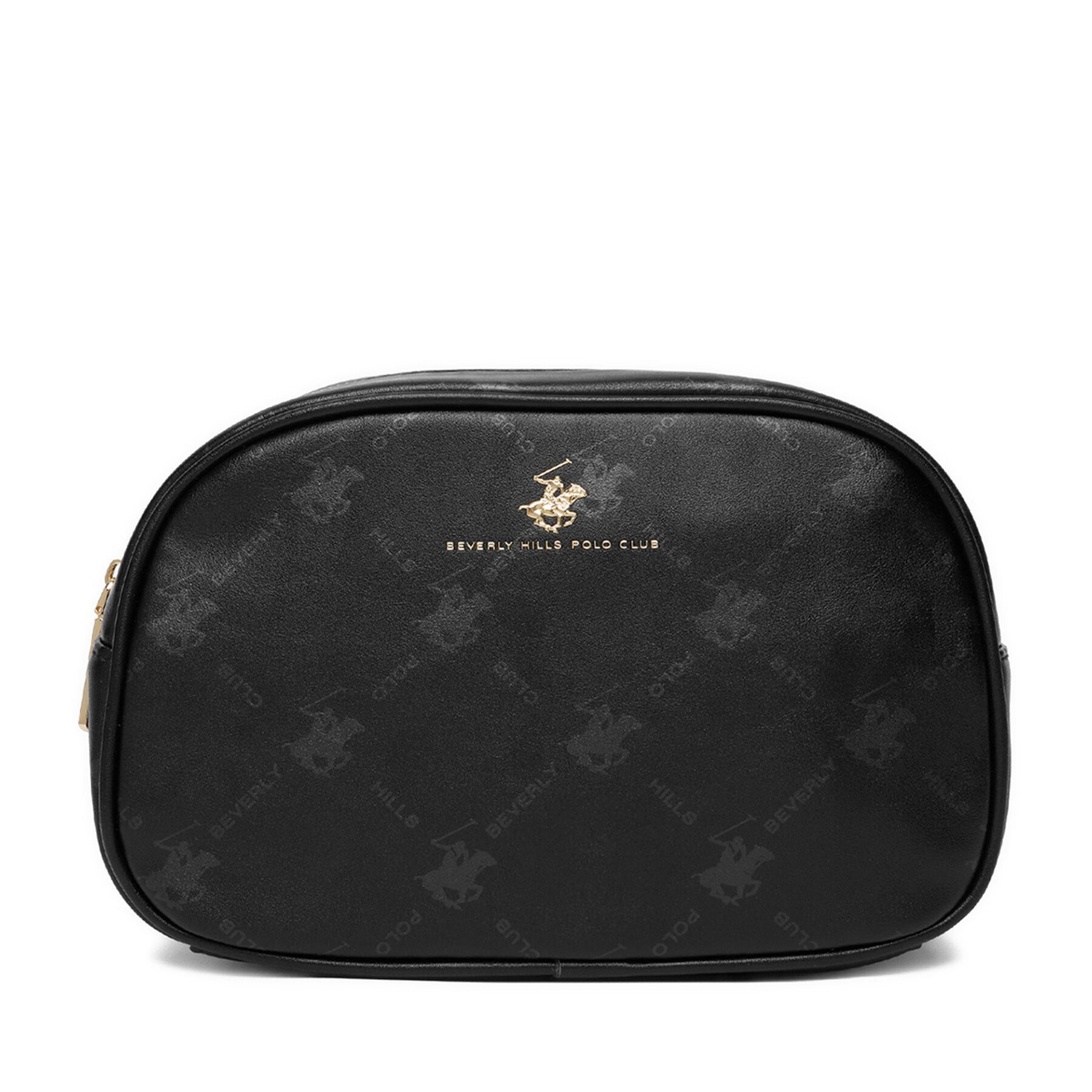 Handtasche Beverly Hills Polo Club Herren-Kosmetiktasche Schwarz