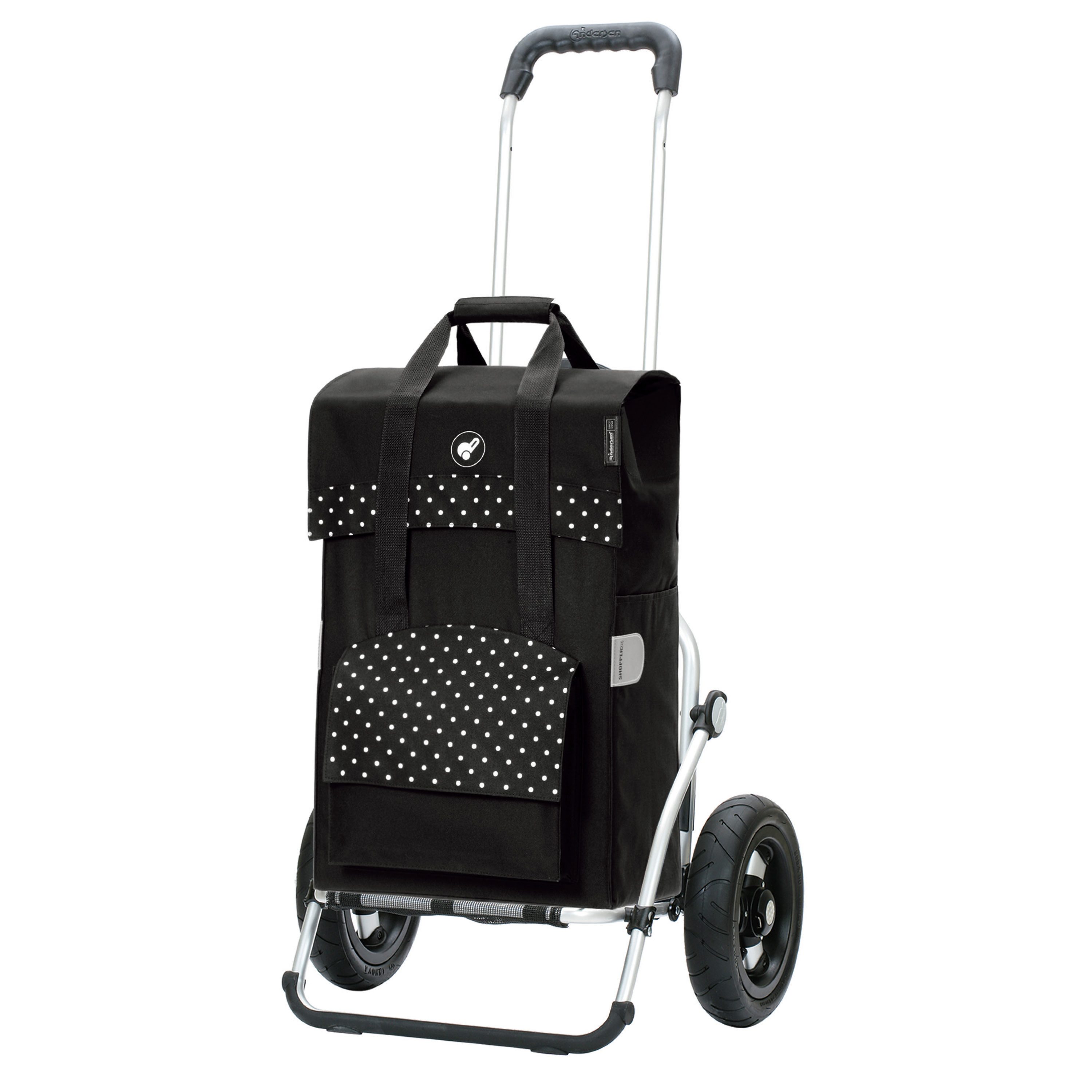 Einkaufstrolley Royal Shopper Polly schwarz