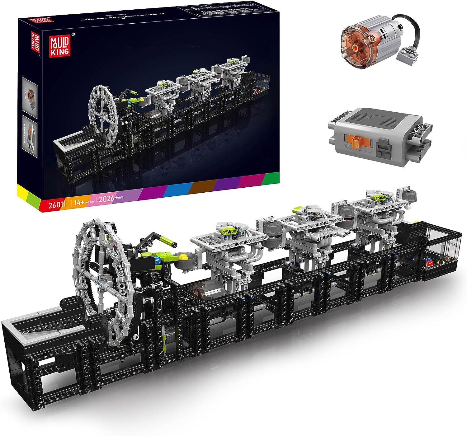 Mould King 26011 Gbc Fliessbandfabrik Wassereimer Drehscheibe Moc Klemmbausteine Konstruktionsspielsteine, (Set, 2026 St)