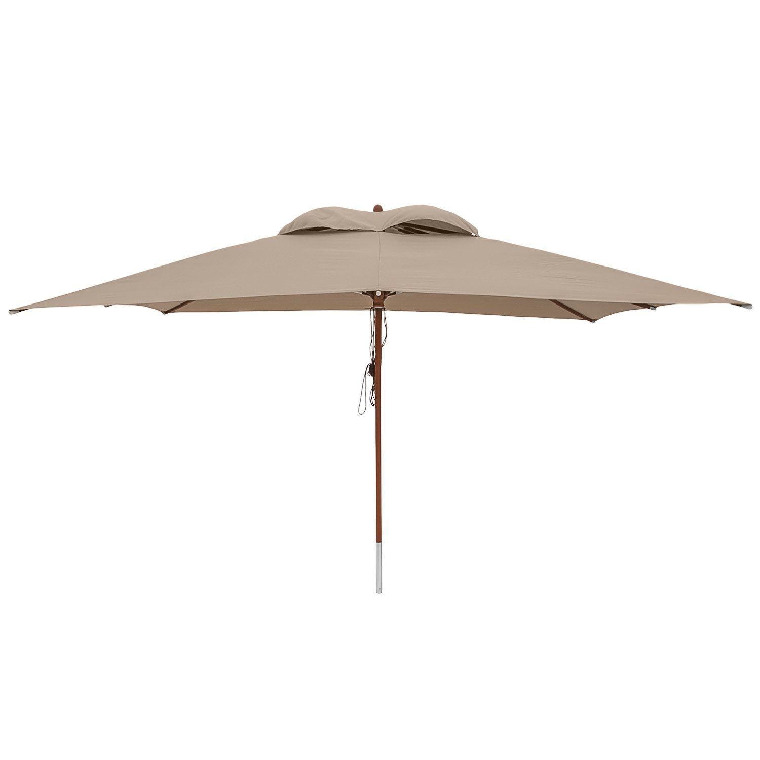 anndora-sonnenschirm Sonnenschirm 3x4 Meter Marktschirm rechteckig, günstig online kaufen