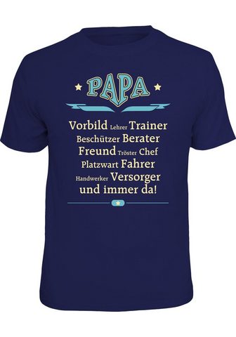 RAHMENLOS Футболка »Papa Vorbild Lehrer Tr...