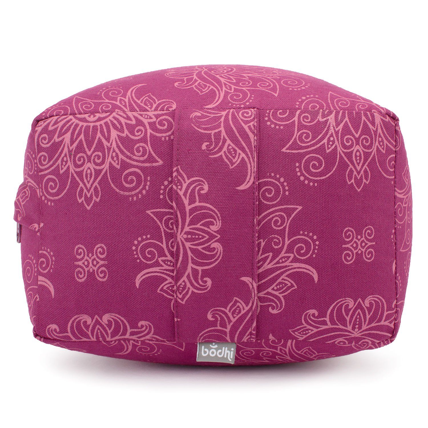 bodhi Yoga Bolster SALAMBA Bolster gemustert, 64x25x17cm Lotus, berry, Dinkel