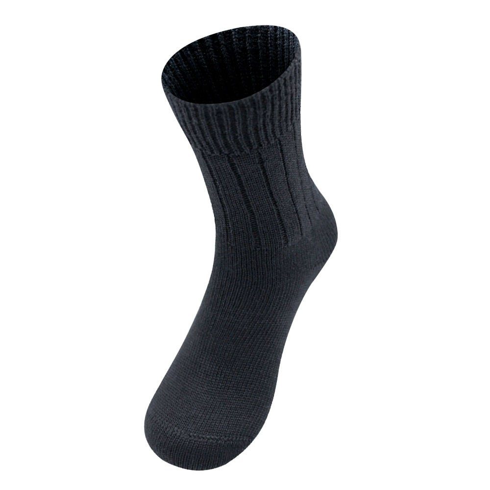 Socken im Business-Stil klassischen Basicsocken, Classic (1-Paar) Max Lindner Alpaka schwarz