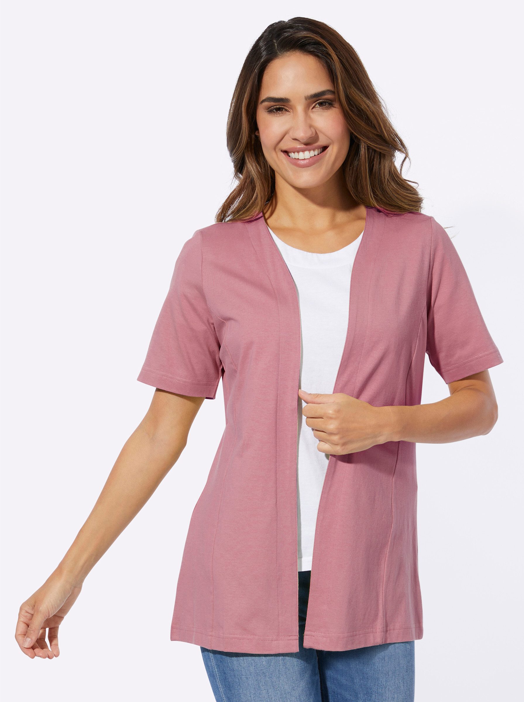 Sieh an! Shirtjacke Shirtjacke Kurzarm günstig online kaufen