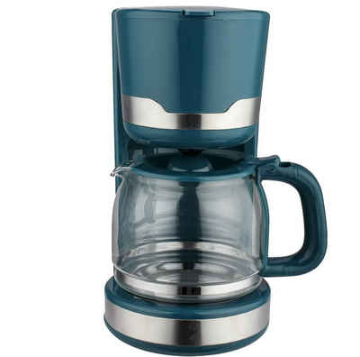 Lentz Filterkaffeemaschine 1,5 Liter Kaffeeautomat, Permanentfilter, Farbe: Petrol
