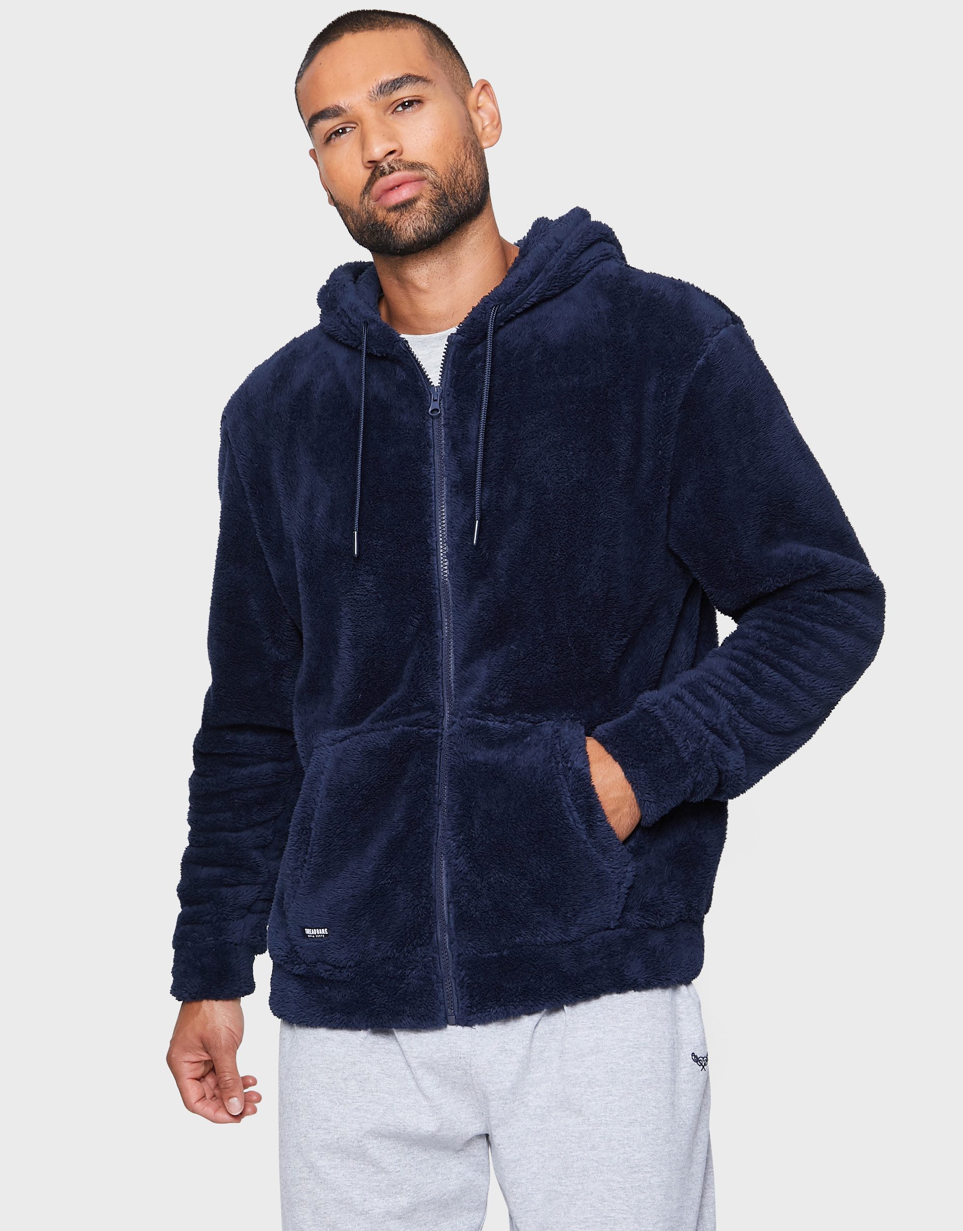 Threadbare Sweatjacke Franklin Borg Hoody (1-tlg) mit kuscheliger Kapuze