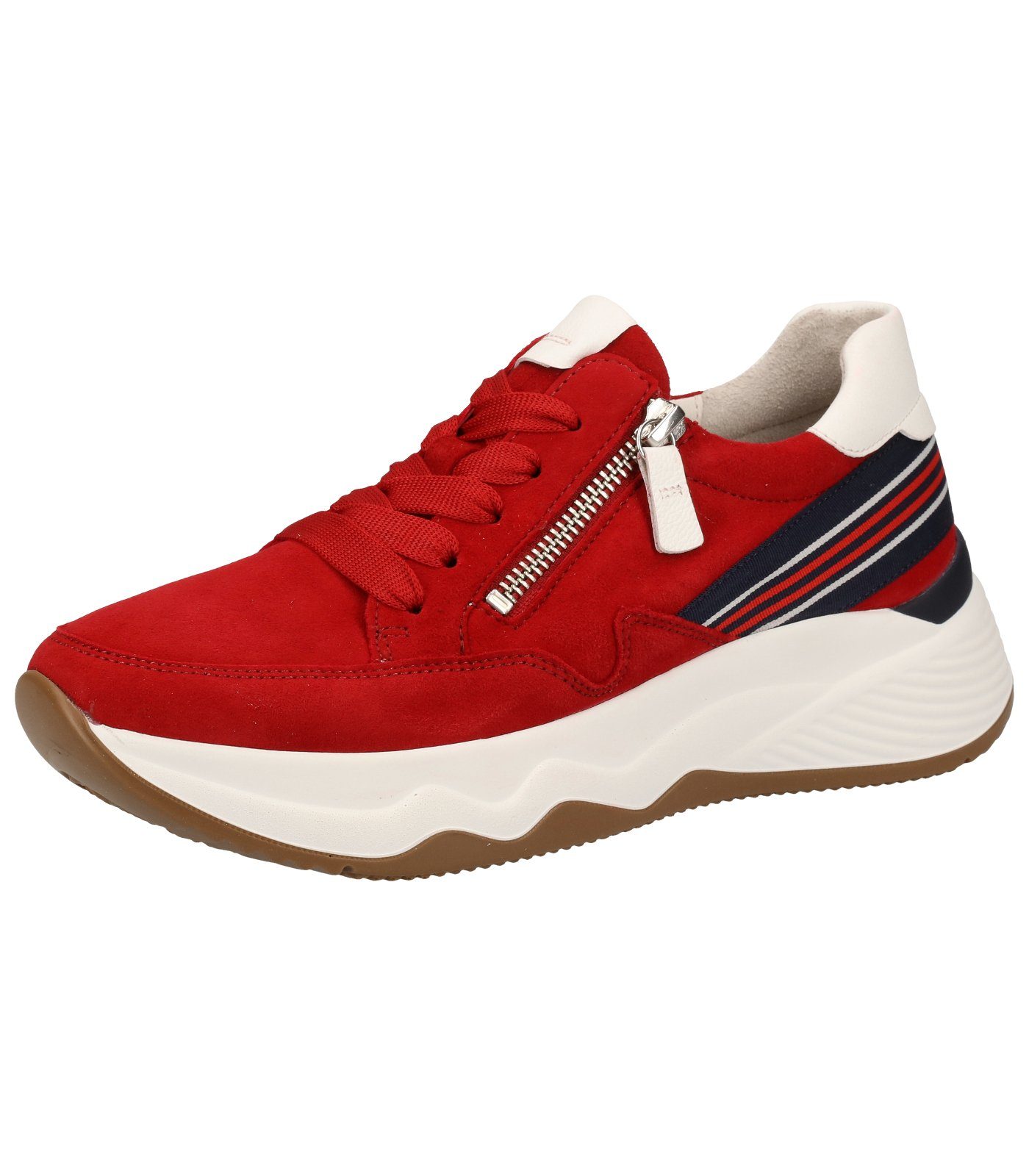 Gabor Sneaker Leder/Textil Rot Sneaker