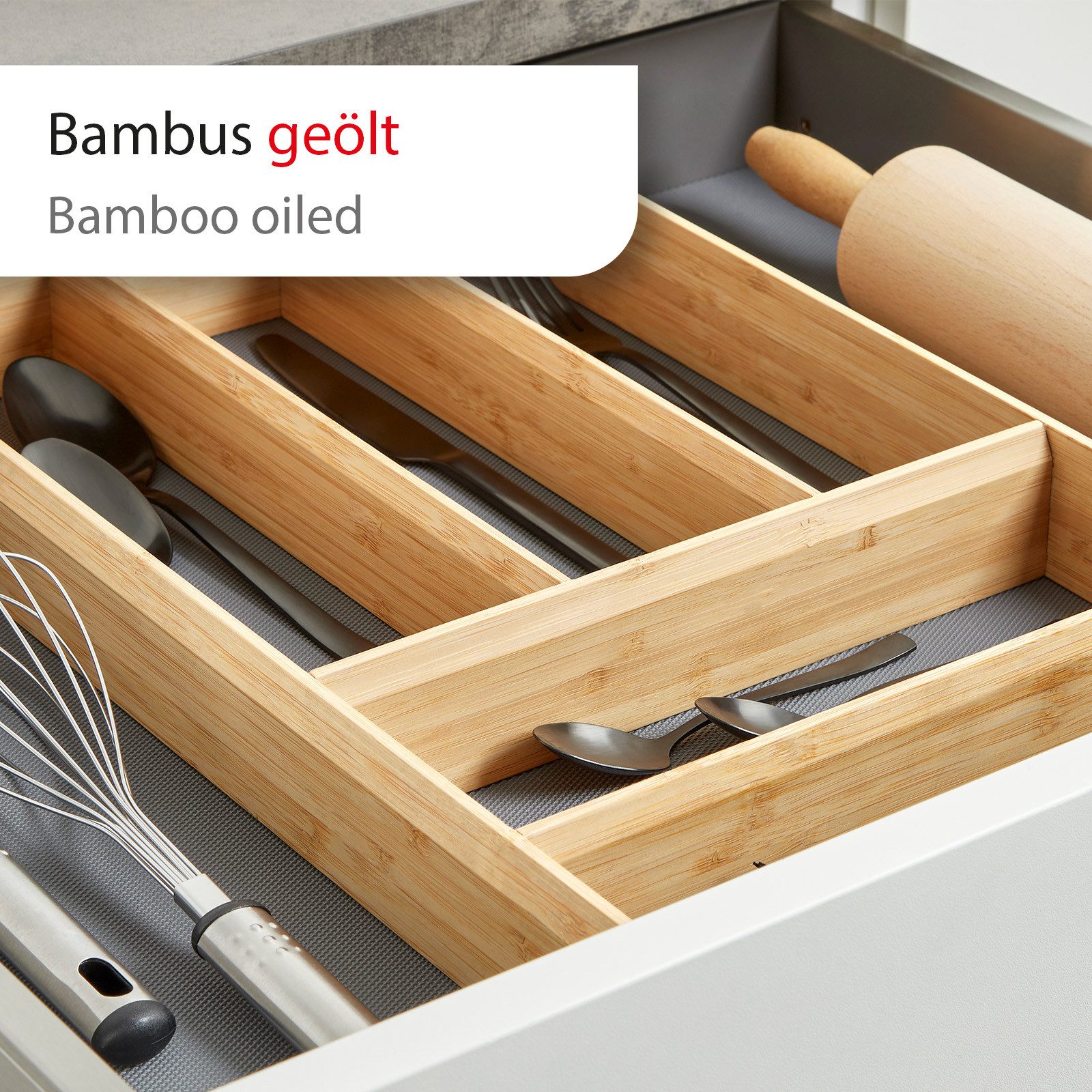 SO-TECH® Besteckeinsatz ORGA-BOX Schubladen Besteckeinsatz 473 x 273 x 50 m günstig online kaufen